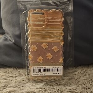 iPhone 13 Gold Floral Case